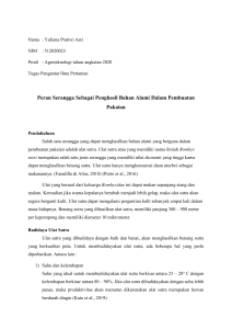 Ulat Sutra dalam Pakaian: Produksi Sutra Alami