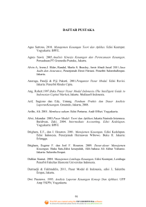 Daftar Pustaka: Referensi Keuangan dan Pasar Modal