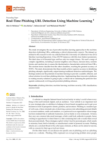 Real-Time Phishing URL Detection with Machine Learning