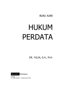 BUKU AJAR HUKUM PERDATA
