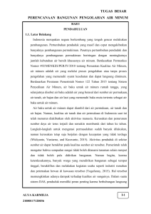 Perencanaan Bangunan Pengolahan Air Minum: Tugas Besar