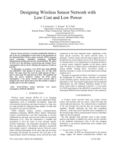 Designing Low-Cost, Low-Power Wireless Sensor Networks