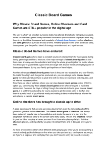 Why Classic Board Games & Card Games Remain Popular