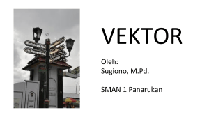 VEKTOR: Materi Dasar dan Penjumlahan Vektor
