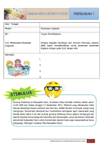 Persamaan Lingkaran Pusat (0,0) - Lembar Kerja Peserta Didik