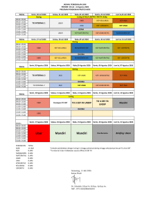 Jadwal Pembekalan UKNI Program Pendidikan Profesi Ners 2026