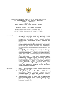 Peraturan Menteri Nomor 6 Tahun 2024 Tentang Pengadaan ASN