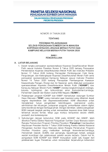 Pedoman Seleksi Pengadaan SDM KDKMP dan KNMP tahun 2026 (final)