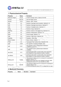 ADMETlab 3.0: Molecular Property Analysis