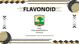 Flavonoid: Definisi, Fungsi, dan Biosintesis