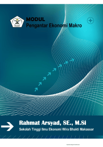 Modul Pengantar Ekonomi Makro - Rahmat Arsyad