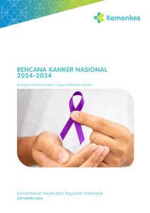 Rencana Kanker Nasional Indonesia 2024-2034
